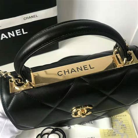 chanel small leather|chanel small bag with handle.